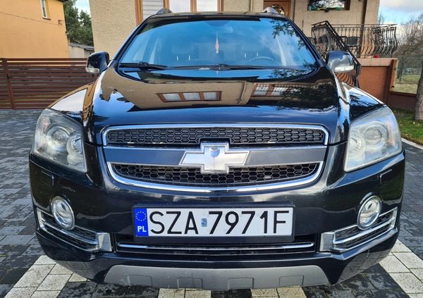 Chevrolet Captiva cena 25500 przebieg: 204321, rok produkcji 2010 z Poręba małe 254